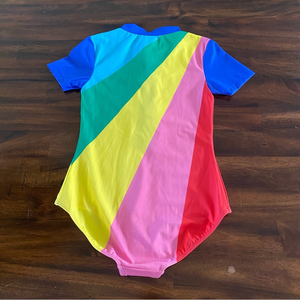 Mini Boden Multi Rainbow Swimsuits Girls - Picture 9 of 12